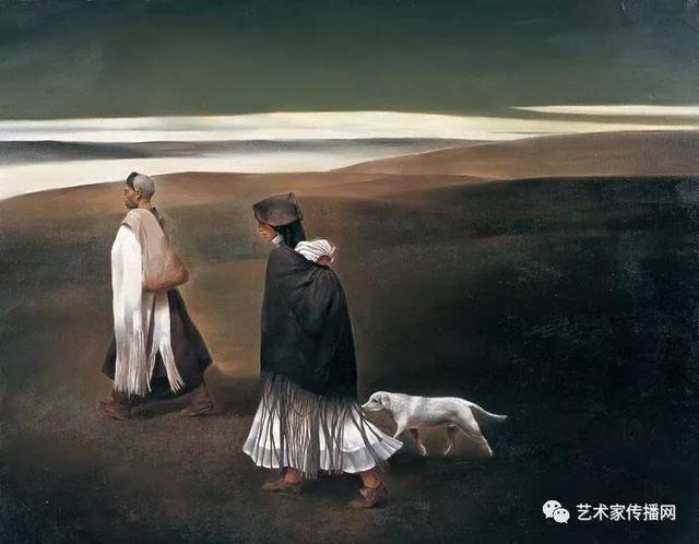 李晓刚用坦培拉油画混合画法画出的人体画，真是惊艳