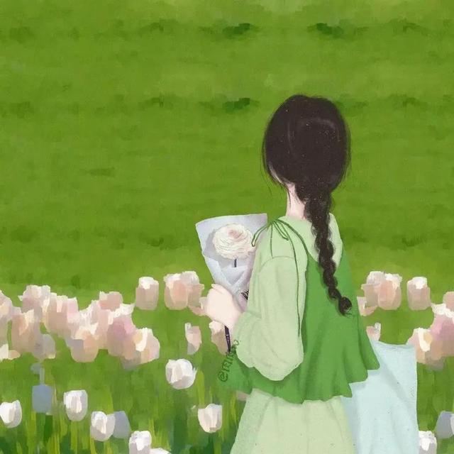 一组氛围感十足的女生头像