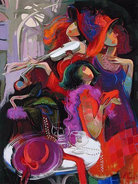 乌克兰天才美女画家，画少女人体惊艳脱俗，网友：百看不厌