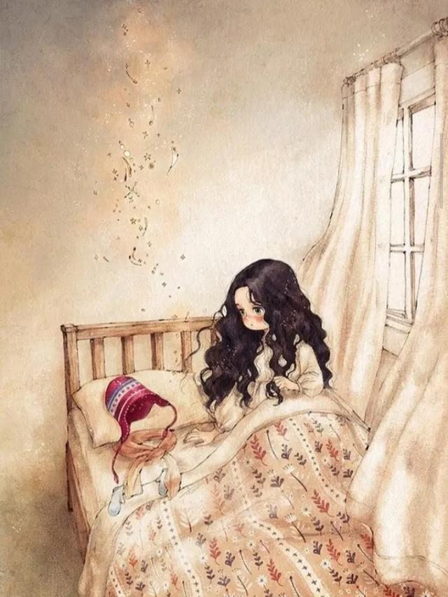 森系插画《森林女孩》韩国插画师Aeppol的插画作品第三期