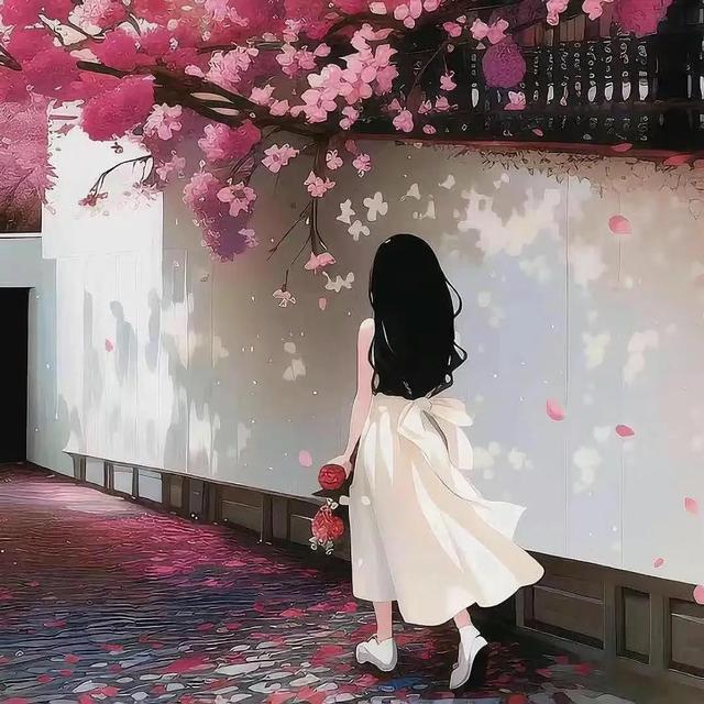 一组氛围感十足的女生头像