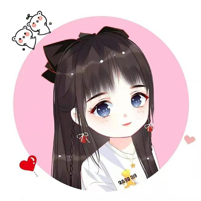 好可爱的真人少女卡通头像，心要萌化了