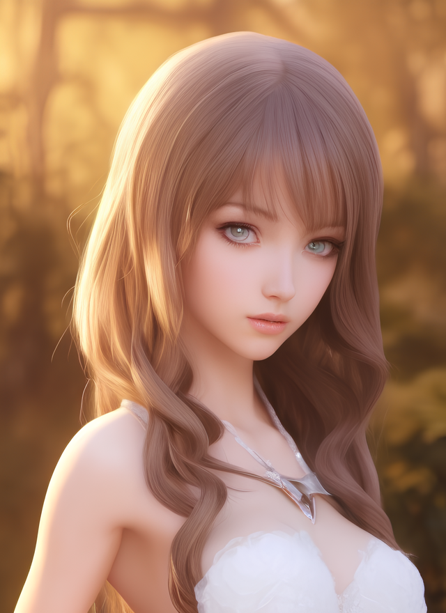 天使容颜 完美身材的动漫性感精致女神美图（3)