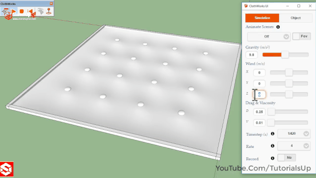 SU建沙发难?一个布料模拟插件就搞定啦