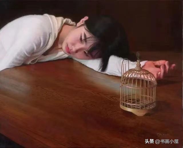 人体艺术油画，人间仙女款款走来了！