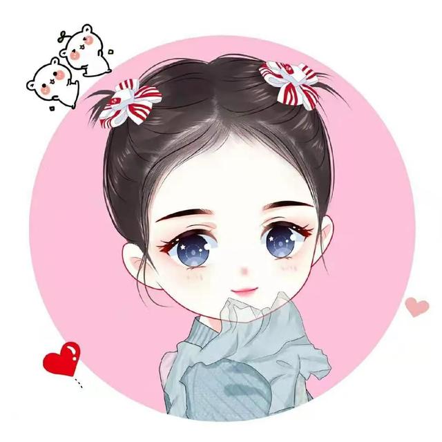 好可爱的真人少女卡通头像，心要萌化了