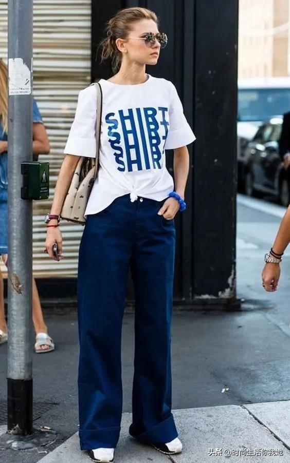 今夏王炸组合“T恤+阔腿”，人人皆能轻松驾驭！让你气质一路飙升