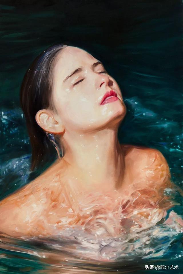 美国最美女画家，她的人体油画更是迷人