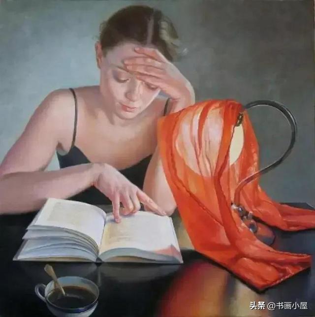 人体艺术油画，展现了倾国倾城的美！