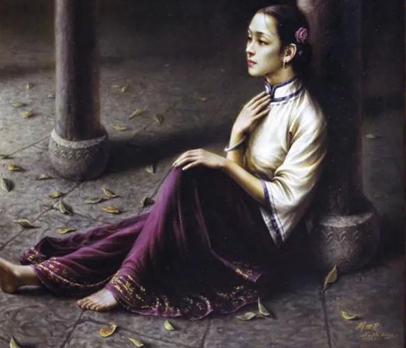 欣赏画风迥异油画5个裸体妓女形态奇特，显示狼狈不堪的艺术情景