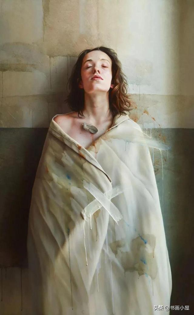 人体艺术油画，人间仙女款款走来了！