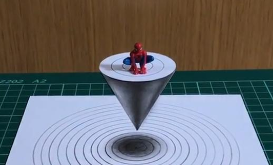 3D绘画牛人多厉害？画出真假难辨的“立体美女”，震惊500万网友