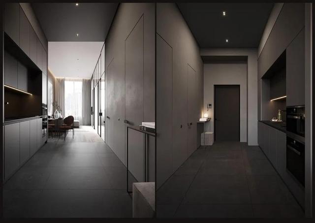 现代“氛围美人”公寓，空间布局绝了