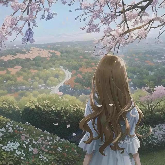 一组氛围感十足的女生头像