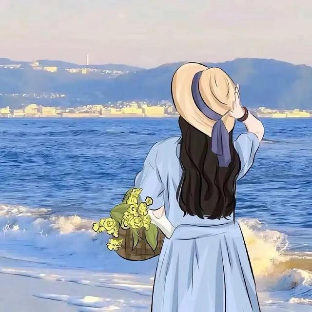 一组氛围感十足的女生头像