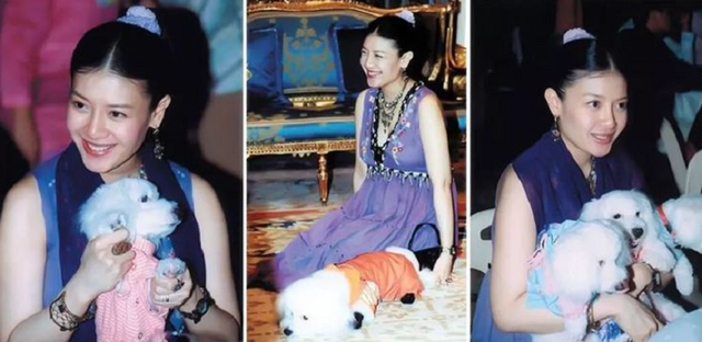 14年泰国艳丽王妃爆丑闻,赤身裸体趴地喂狗,围观者录下惊悚一幕