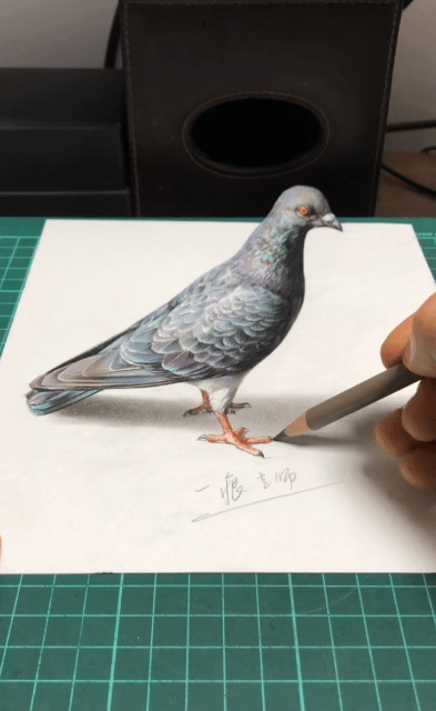 3D绘画牛人多厉害？画出真假难辨的“立体美女”，震惊500万网友