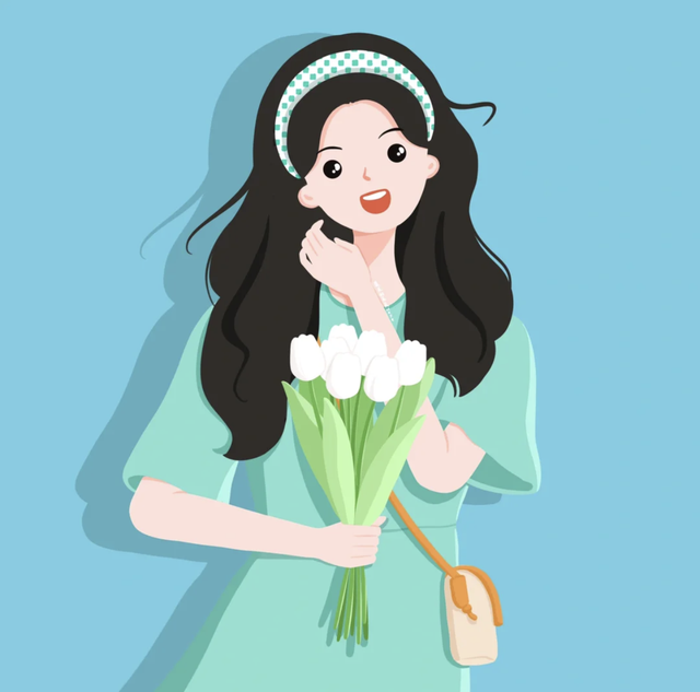 简直是萌妹天花板，超萌且治愈的Q版小女孩插画，看起来十分软萌