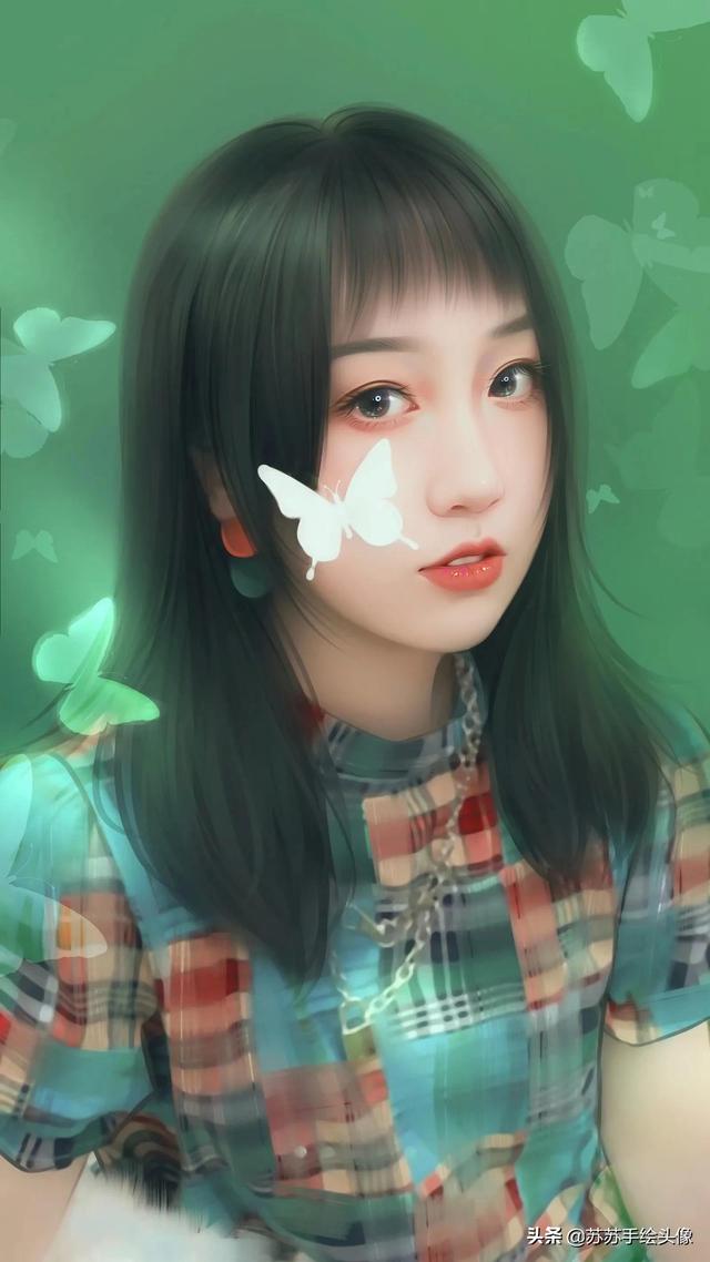 换个头像吧,清纯唯美的女生头像,网友纷纷夸赞