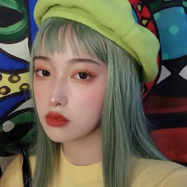 女生头像丨个性绿色系小仙女头像