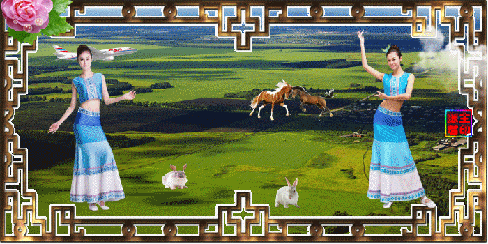 动态美女美景欣赏，太美了！