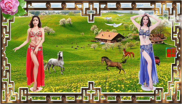 动态美女美景欣赏，太美了！