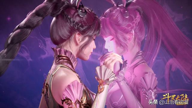 斗罗：小舞灵魂归位，长纱裙美爆，夫妻联手击退千仞雪，画面好甜