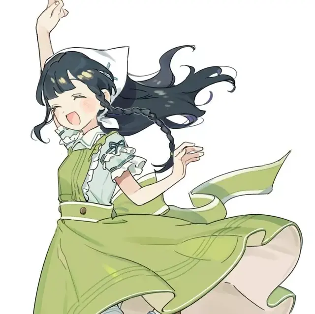 女生头像丨个性绿色系小仙女头像