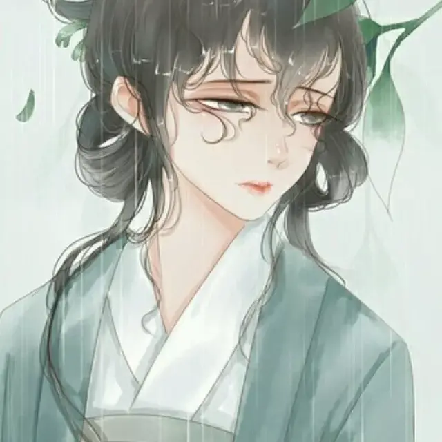 女生头像丨个性绿色系小仙女头像