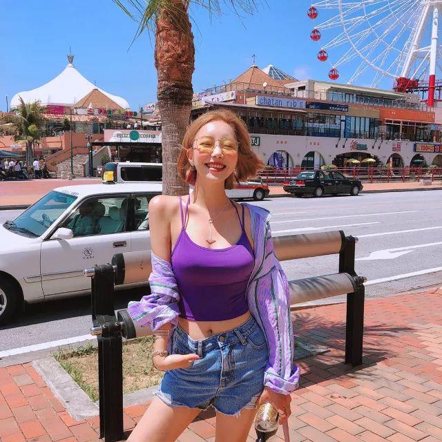 大胸也能穿出甜美小性感！让这位韩国时尚博主vivamoon带你领略夏日大胸妹的可爱小清新！