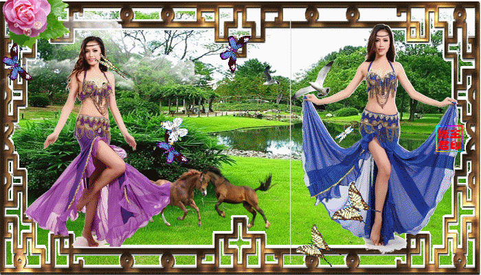 动态美女美景欣赏，太美了！