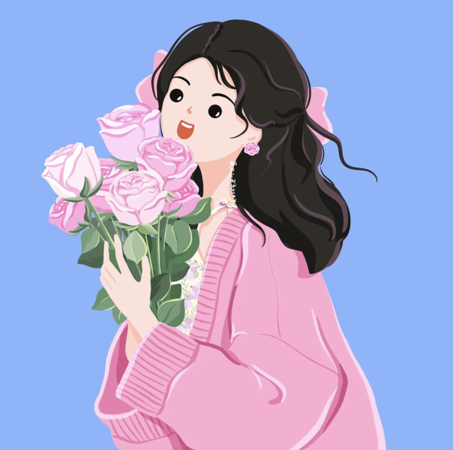 简直是萌妹天花板，超萌且治愈的Q版小女孩插画，看起来十分软萌