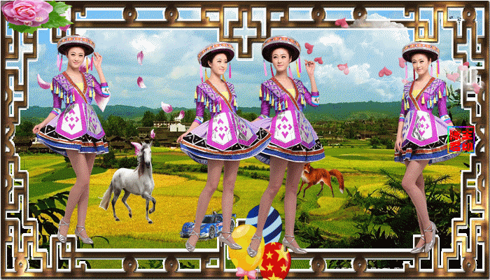 动态美女美景欣赏，太美了！