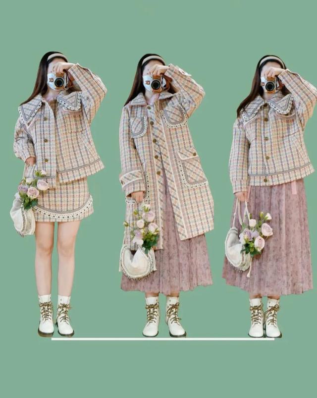 森林系女孩的春日穿搭