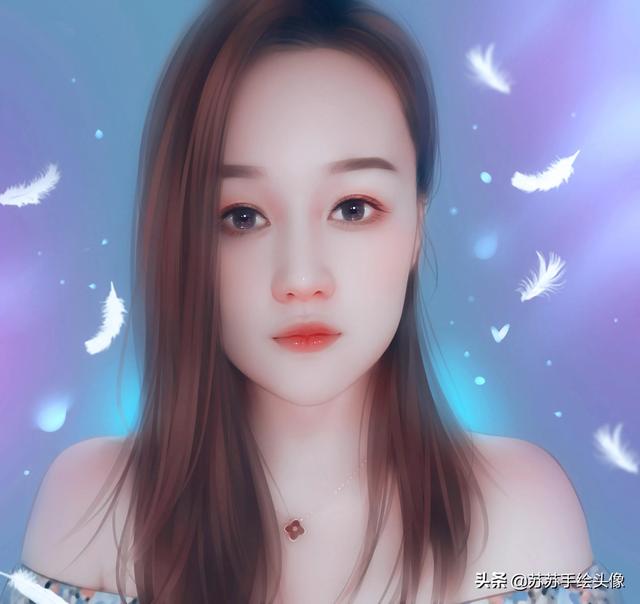 换个头像吧,清纯唯美的女生头像,网友纷纷夸赞