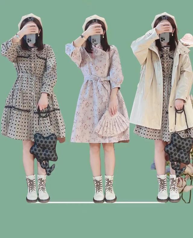 森林系女孩的春日穿搭