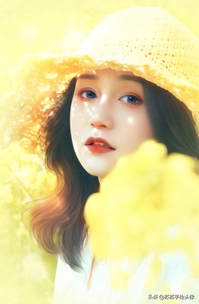 换个头像吧,清纯唯美的女生头像,网友纷纷夸赞