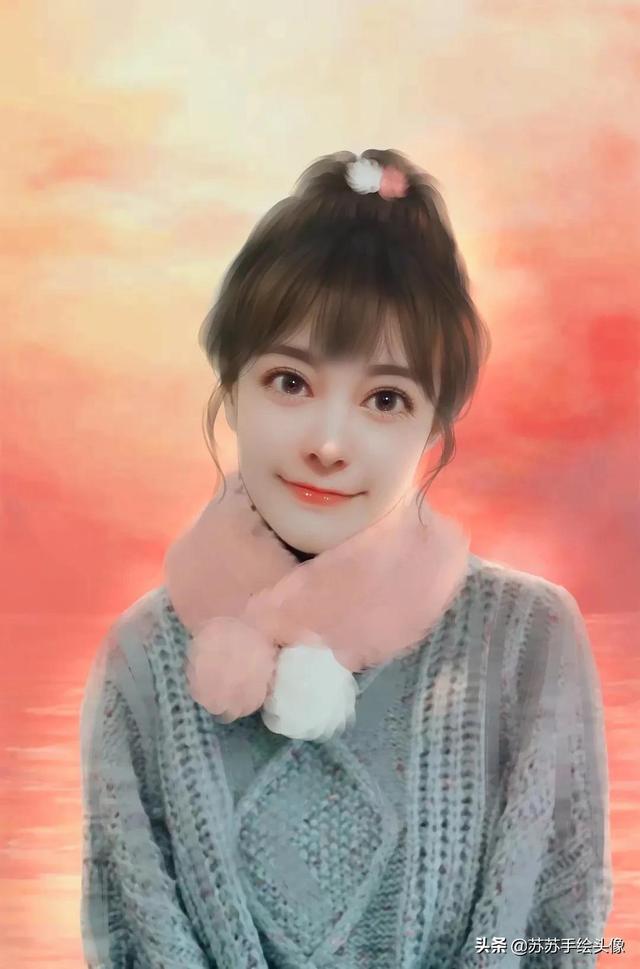 换个头像吧,清纯唯美的女生头像,网友纷纷夸赞