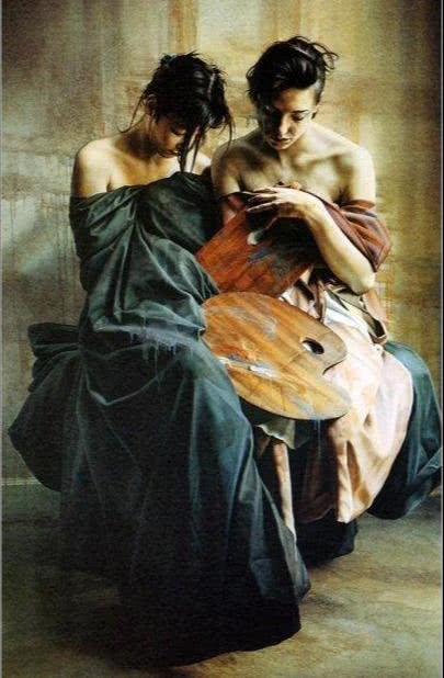 匈牙利超现实主义画家艾斯特凡·桑多菲人体油画欣赏