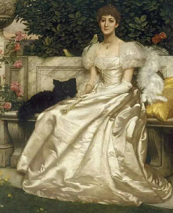 欣赏姿色美艳的日本女性形体油画,了解法国画家浪漫的艺术情缘