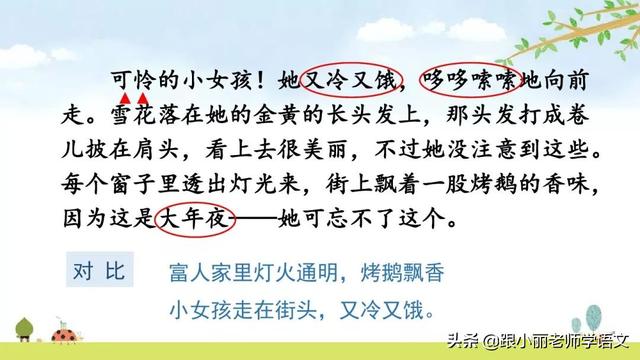 统编版三年级语文上册第8课《卖火柴的小女孩》知识点+图文解读