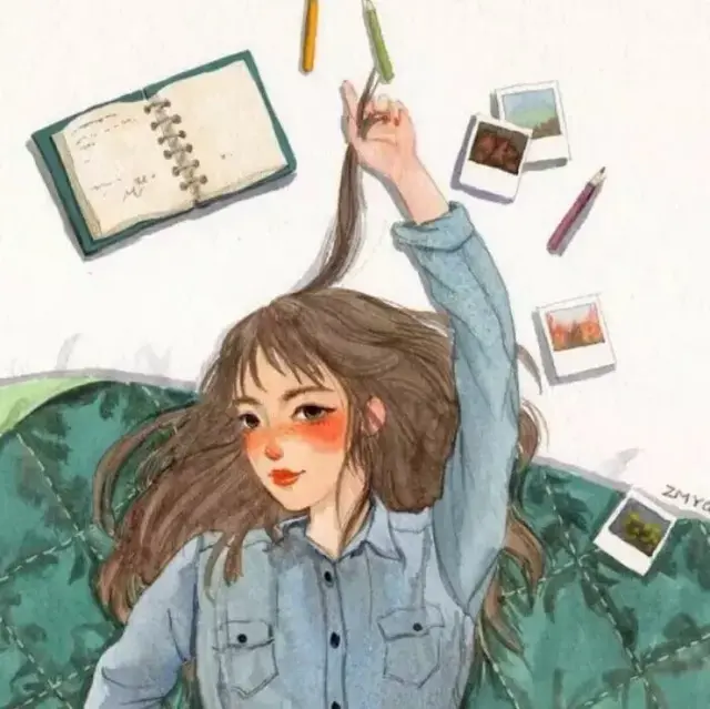 女生头像丨个性绿色系小仙女头像