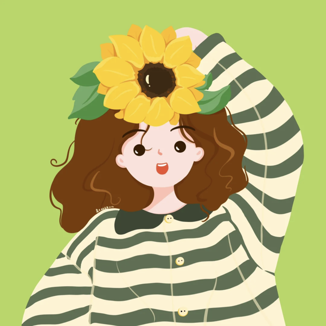 简直是萌妹天花板，超萌且治愈的Q版小女孩插画，看起来十分软萌