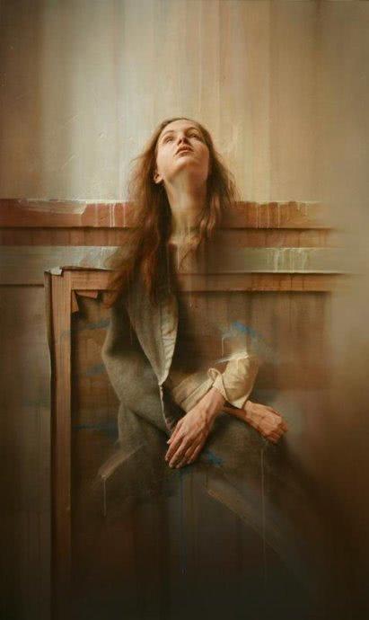 匈牙利超现实主义画家艾斯特凡·桑多菲人体油画欣赏