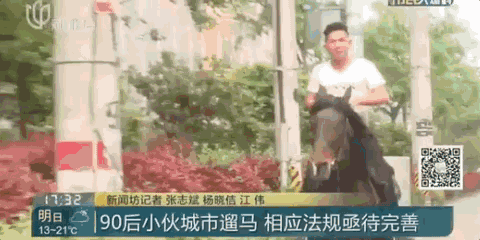 马路当秀场,着装性感女子深夜在市中心主干道骑马,被罚!