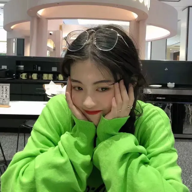 女生头像丨个性绿色系小仙女头像