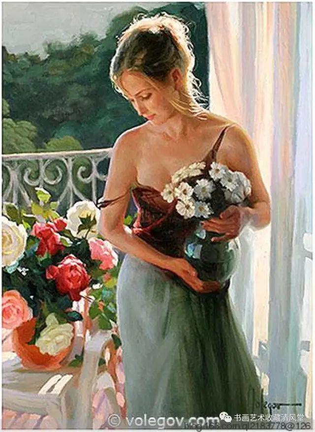 六十幅作品——油画中的俄罗斯美女