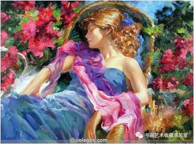 六十幅作品——油画中的俄罗斯美女