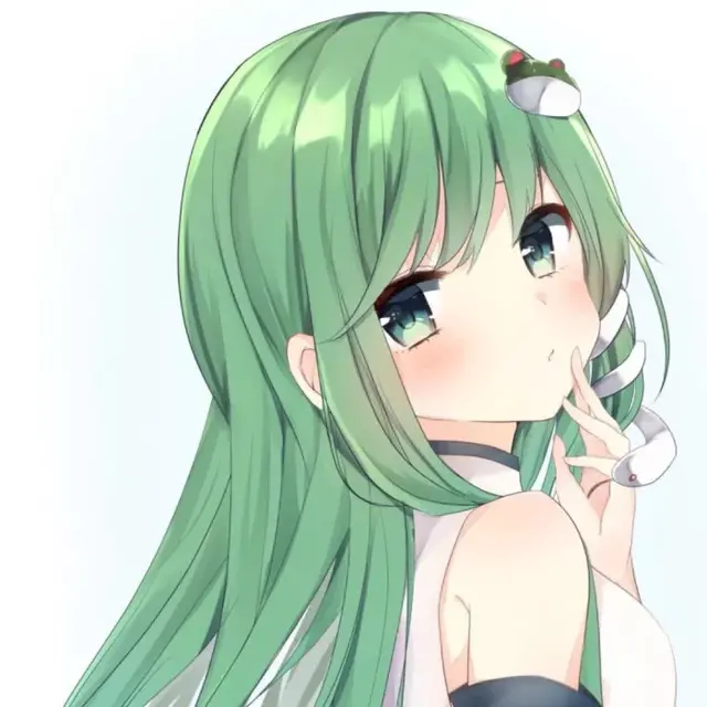 女生头像丨个性绿色系小仙女头像