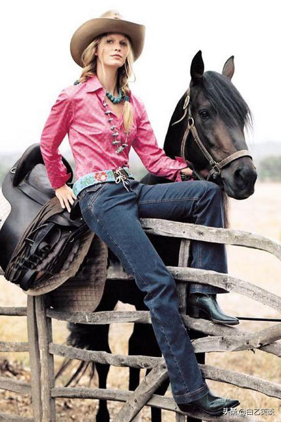 马与女人：美人，美驹，相得益彰，令人遐想……